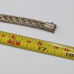 Unique Vintage Mexico Taxco MD-11 17″ 9mm x 2mm Choker Necklace Stamped DIAMONT