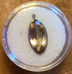 Ametrine 16x8x5.5mm marq. Sterling silver pendant