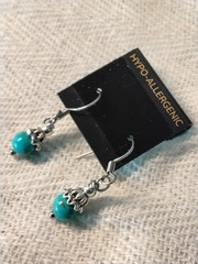 Special – Three Pairs Of Turquoise Earrings FREE SHIPPING