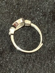 silver 925 ring empty setting, DIY blank setting, sterling silver settings