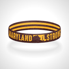 Maryland Strong Reversible Wristband Bracelet Multiple Colors Available