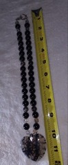 12″ BLACK DRAGONS BLOOD & BLACK ONYX NECKLACE ,»BRAND NEW» !!! 😍😍😍