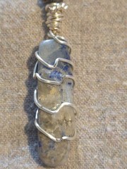 Lapis Lazuli Pendant On A Sterling Silver Necklace