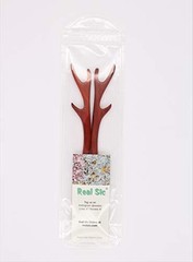 – Natural Red Sandalwood Hair Sticks for Women – Set of 2 – Geometric