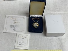 Bradford Exchange Guardian Angel Locket Fine Jewelry Exclusive with Box