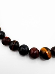 Jay King DTR 925 Sterling Silver Tigers Eye Beaded Necklace & Bracelet Set