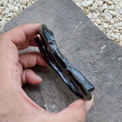 Big Indonesian Black Akar Bahar Bangle Genuine Handmade Coral Bracelet #247
