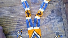 Handmade Native‑Style Seed Bead Necklace