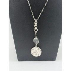 VB&Co Lord’s Prayer Silver Christian Medallion Pendant Necklace