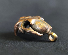 Mountain Lion Skull Pendant, Lion King Skull Necklace, Medieval Lion Amulet