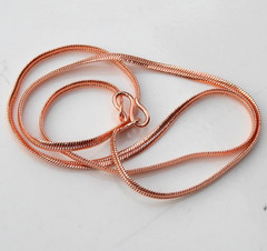 32 inch Pure Copper Herringbone Chain Necklace, Healing Copper Jewelry Spiritual