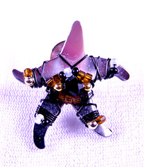 2002 LIZTECH ~ Star Fish Pin ~ Signed & Dated