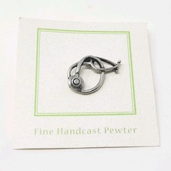 Jim Clift Design Stethoscope Lapel Pin Lead Free Pewter USA Lapel Pin Planet New