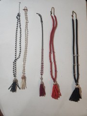 LOT of 5 Chico’s Tassel Necklaces – Vintage Statement Collection – Mixed Colors
