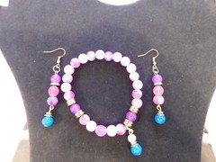 Handmade Bracelet/Earring Set by North Star Jewelry and More