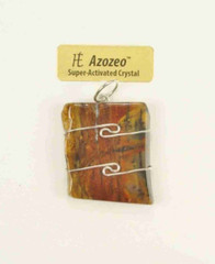 1.1″/27mm AZOZEO™ Transmutite™ wire wrapped Pendant #624