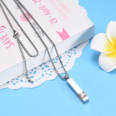 Urn Necklace for Ashes Birthstone Cube Urns for Human Ashes Memorial Ashes Chain