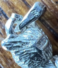 Movable Teddy Bear Pendant Charm Adorable – Sterling Silver 3.80 Gr