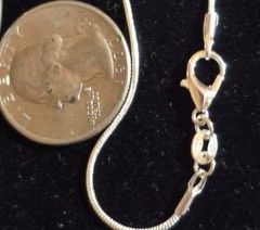925 Sterling Silver Green Aventurine Teardrop Pendant Necklace 18″ Snake Chain