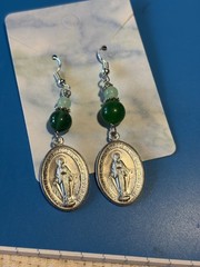 Woman’s Hand Crafted Earrings By Earth Dreams Sterling Silver 1.5 Inch