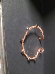 Handmade Copper Hematite Cuff Bracelet