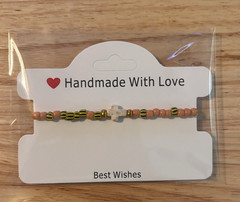 Handmade Beaded Charm Bracelets with Cross Bracelet 18cm