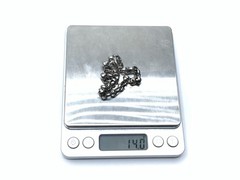 Italy Arezzo Hallmarks Sterling Silver 925 Rolo Link 6.6mm Chain 8.75” Bracelet