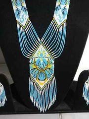 Handmade Necklace Seed Bead Boho American Style Nativ Beaded Multi Strand Gifts