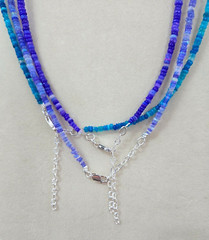 Natural Ethiopian Welo Opal Gem Necklace 925 Silver Adj. 17-19″ (Choose from 3)
