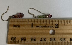 Pierced Earrings Dangle Hook Beaded Jewelry TJ-43