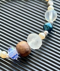 Recycled Beads, Hand Made, Bracelet. #Costal Bliss