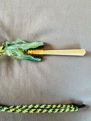 🔥ROE GLASS 🐊 XL RARE 2026 BRAND NEW!! JOINT TIP PENDANT🔥/CUSTOM HEMP NECKLACE