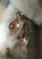 Swarovski Crystal Earrings Leaf Earrings – Gorgeous!!