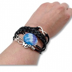 Acrylic Paint Skin Jewelry Leather Bracelet