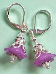 ACRYLIC FLOWER Faceted Crystal TINY size SP handcrafted U choose xx