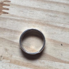 1961 Silver Quarter Coin Ring – Size 7 SKU 150
