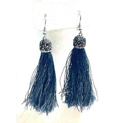 Tassel Earrings Rhinestone Ball Dangle Drop Fashion Jewelry