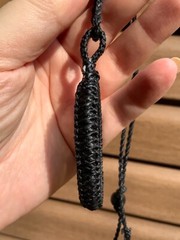 Huge Labradorite Pendant Necklace Handcrafted Macrame