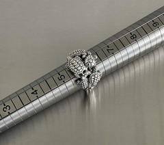 So Cute! Bali Crafted Multi Turtle Band Ring Solid 925 Sterling Silver Size 6