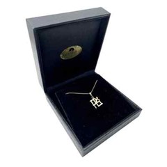 Ahava Hebrew Love Pendant In 14k Yellow Gold Small Necklace Solid Jewish Jewelry