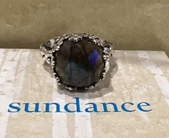NWT Sundance Catalog Silver Labradorite “Gray Gardens Ring” Size 9 $168