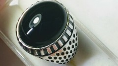 GRANDEUR STERLING SILVER .925 WITH BLACK ONYX RING IN SIZE 9.25-9.5!