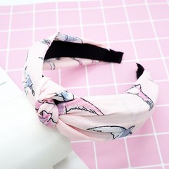 Women’s Knot Hairband Wide Floral Polka Dot Bow Vintage Hairband Headband