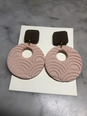 Handmade Polymer Clay earrings (stud Backing)