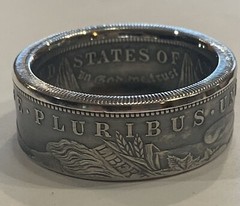 Coin Ring – *Authentic* Morgan Silver Dollar Quality Hand Crafted Custom Size 11