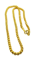 18K Gold Plated Men’s Chain Necklace 25″ Heavy Cuban Link 84g Bold Statement