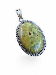 Atlantasite Solid 925 Sterling Silver Pendant