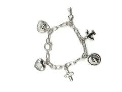 Handmade Peruvian 950 Sterling Silver Unisex Good Luck Bracelet