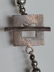 NEW NATURAL HEMATITE and MAP JASPER Stunning Gemstone Necklace
