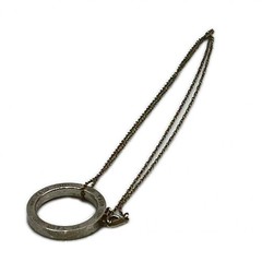 TIFFANY&Co. Circle Pendant Ag925Necklace Silver Silver-
